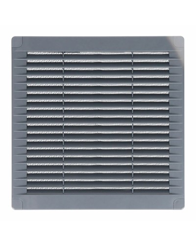 Grey EDM ventilation grille 10 x 10 cm for air recirculation
